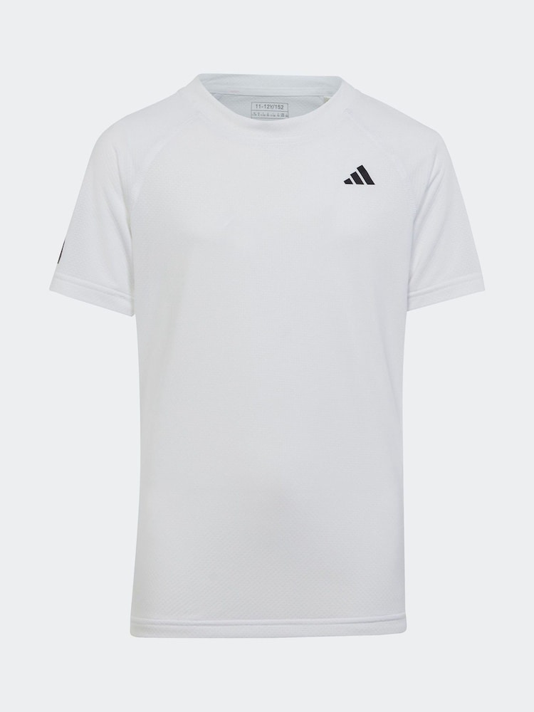 adidas White Tennis Club T Shirt - Image 1 of 5