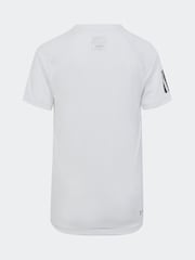 adidas White Tennis Club T Shirt - Image 2 of 5