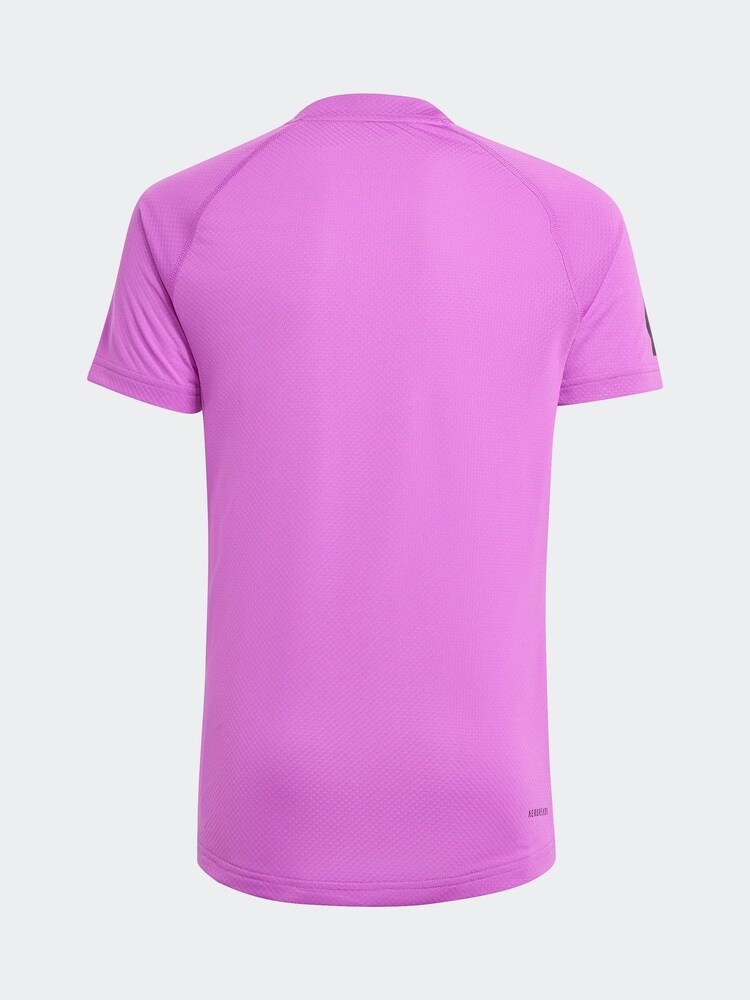 adidas Purple Tennis Club T Shirt - Image 2 of 5 adidas Purple Tennis Club T Shirt - Image 2 of 5