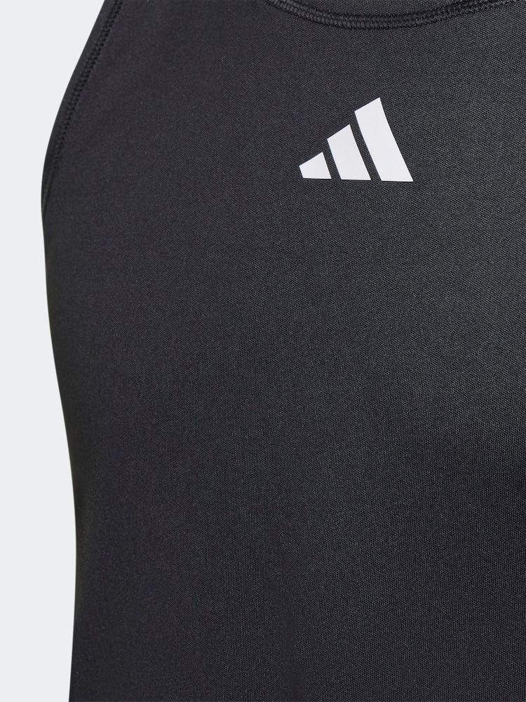 adidas Black Tennis Club Vest Top - Image 5 of 5