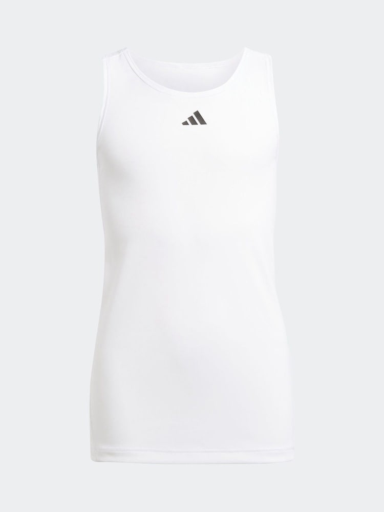adidas White Tennis Club Vest Top - Image 1 of 5