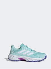 adidas Aqua Blue Courtjam Control 3 Tennis Shoes - Image 1 of 1