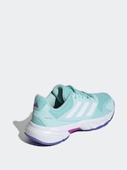 adidas Aqua Blue Courtjam Control 3 Tennis Shoes - Image 4 of 8