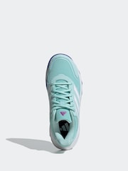 adidas Aqua Blue Courtjam Control 3 Tennis Shoes - Image 6 of 8
