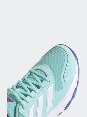 adidas Aqua Blue Courtjam Control 3 Tennis Shoes - Image 7 of 8