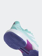 adidas Aqua Blue Courtjam Control 3 Tennis Shoes - Image 8 of 8