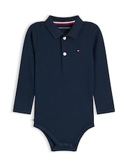 Tommy Hilfiger White Essential Polo Bodysuit Gift Set - Image 1 of 2