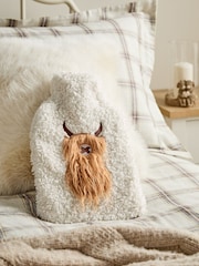 Natural Hamish The Highland Cow Hot Water Bottle - Image 1 of 5