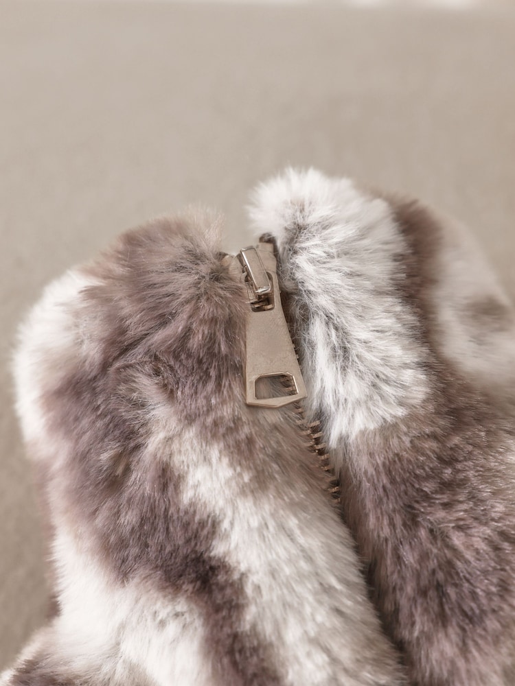 Animal Print Faux Fur Hot Water Bottle - Image 2 of 3
