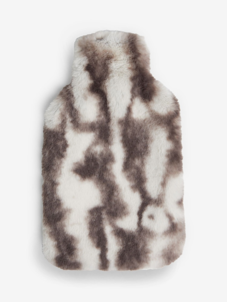 Animal Print Faux Fur Hot Water Bottle - Image 3 of 3