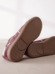 Burgundsko rdeča - Forever Comfort® Nizke retro usnjene trenirke - Slika 10 iz 11