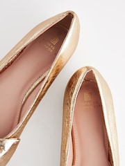 Gold - Forever Comfort® Spitze Ballerinas mit Schleife - Image 7 of 7