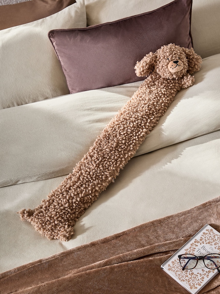Brown Dog Long Hot Water Bottle - Image 1 of 5