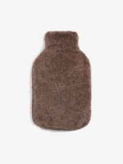 Brown Faux Fur Hot Water Bottle - Image 3 of 3