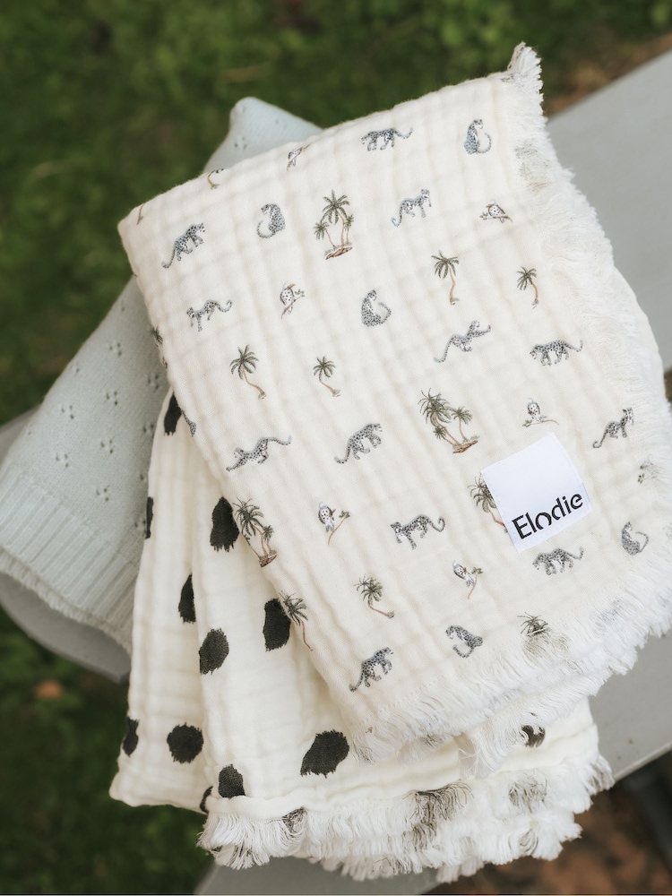 Elodie Details Garden Leos Resort Soft Cotton Blanket - Image 1 of 7