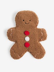 Brown Gingerbread Man Hot Water Bottle - Image 3 of 3