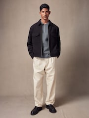 Black Trucker Shacket - Image 2 of 6