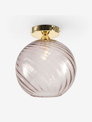 MADE.COM Pink Ilaria Flush Ceiling Light - Image 2 of 3