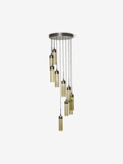 MADE.COM Pewter Chandelier Verona Flush Ceiling Light - Image 1 of 6