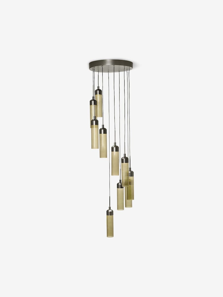 MADE.COM Pewter Chandelier Verona Flush Ceiling Light - Image 1 of 6 MADE.COM Pewter Chandelier Verona Flush Ceiling Light - Image 1 of 6