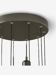 MADE.COM Pewter Chandelier Verona Flush Ceiling Light - Image 3 of 6