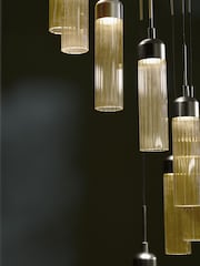 MADE.COM Pewter Chandelier Verona Flush Ceiling Light - Image 5 of 6