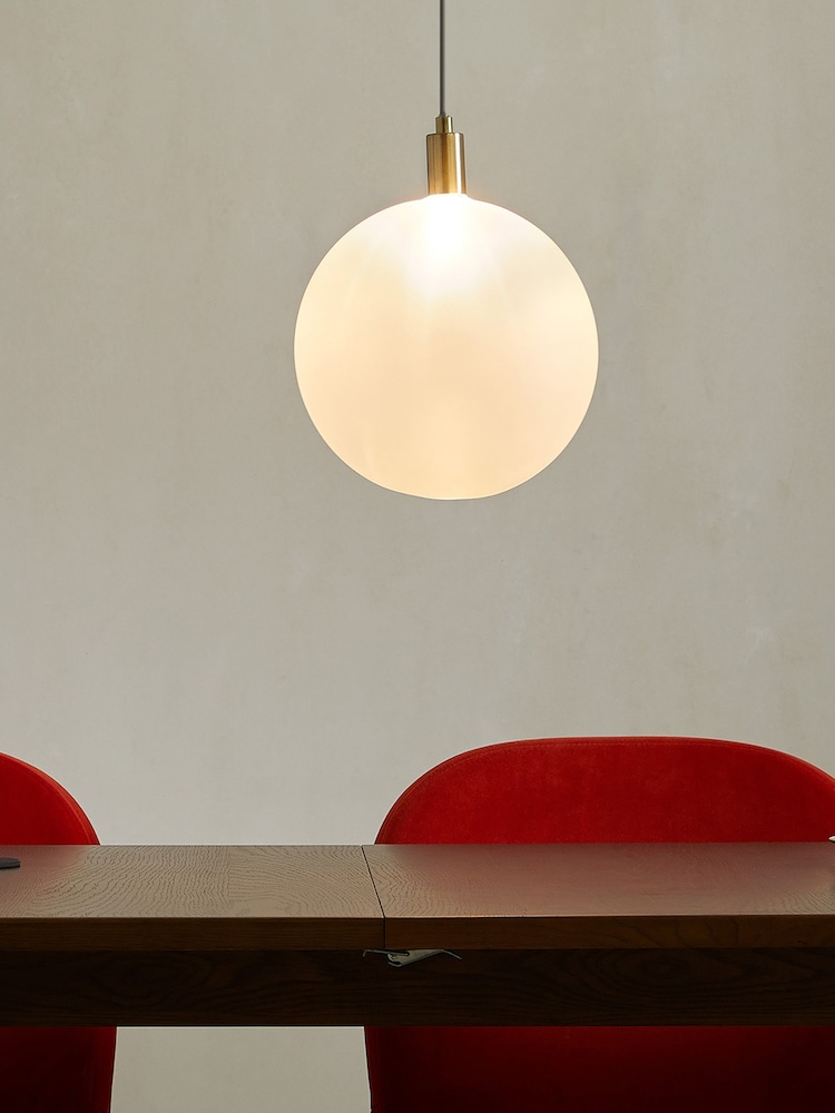 MADE.COM White Boll Pendant Light - Image 1 of 3