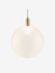 MADE.COM White Boll Pendant Light - Image 2 of 3