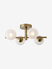 MADE.COM Brass Isia Bathroom Flush Light - Image 2 of 3