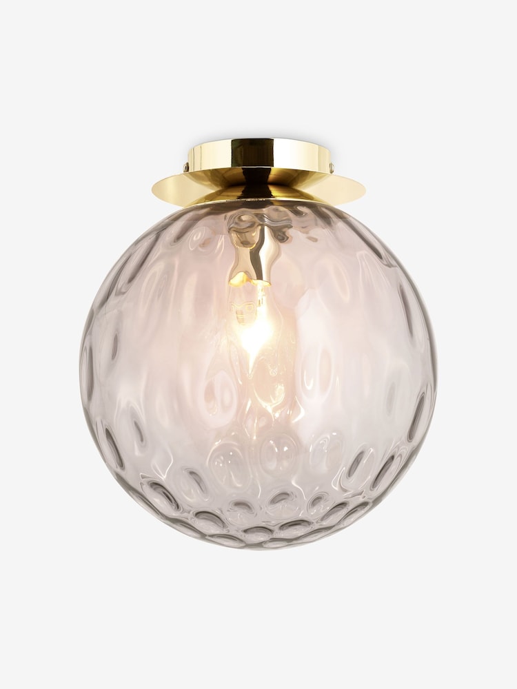 MADE.COM Grey Ilaria Ceiling Flush Fitting Light - Image 2 of 3