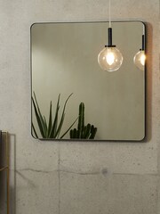 MADE.COM Black Vaughn Pendant Light - Image 1 of 3