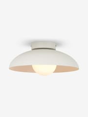 MADE.COM White Malta Bathroom Flush Ceiling Light - Image 2 of 3