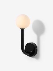 MADE.COM Black Kothari Bathroom Single Wall Light - Image 2 of 3
