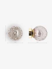 MADE.COM Grey Ilaria Bathroom Wall Light - Image 2 of 3