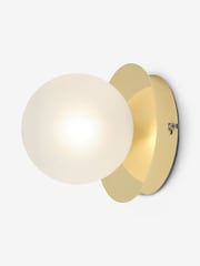 MADE.COM White Boll Wall Light - Image 2 of 3