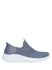 Skechers Grey Grey Ultra-Flex 3.0 Cozy Streak Slip Ins Trainers - Image 1 of 3