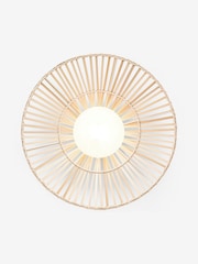 MADE.COM Natural Weaver Wall Light - Image 2 of 3