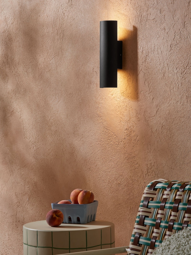 MADE.COM Black Conall Outdoor Wall Light - Image 1 of 6
