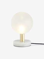 MADE.COM White Boll Table Lamp - Image 2 of 3