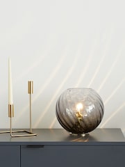 MADE.COM Grey Ilaria Table Lamp - Image 1 of 3