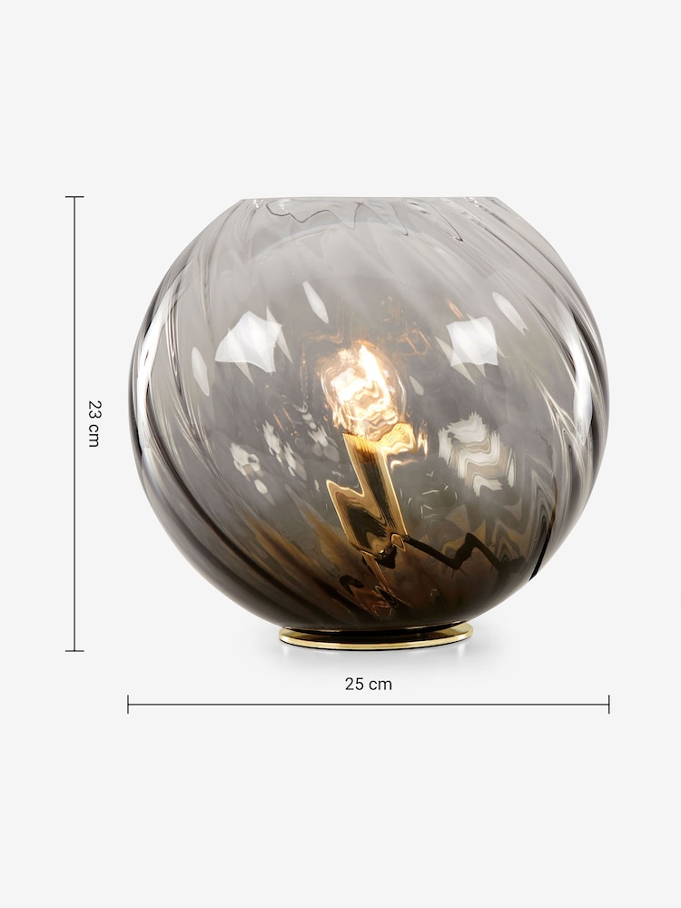 MADE.COM Grey Ilaria Table Lamp - Image 3 of 3