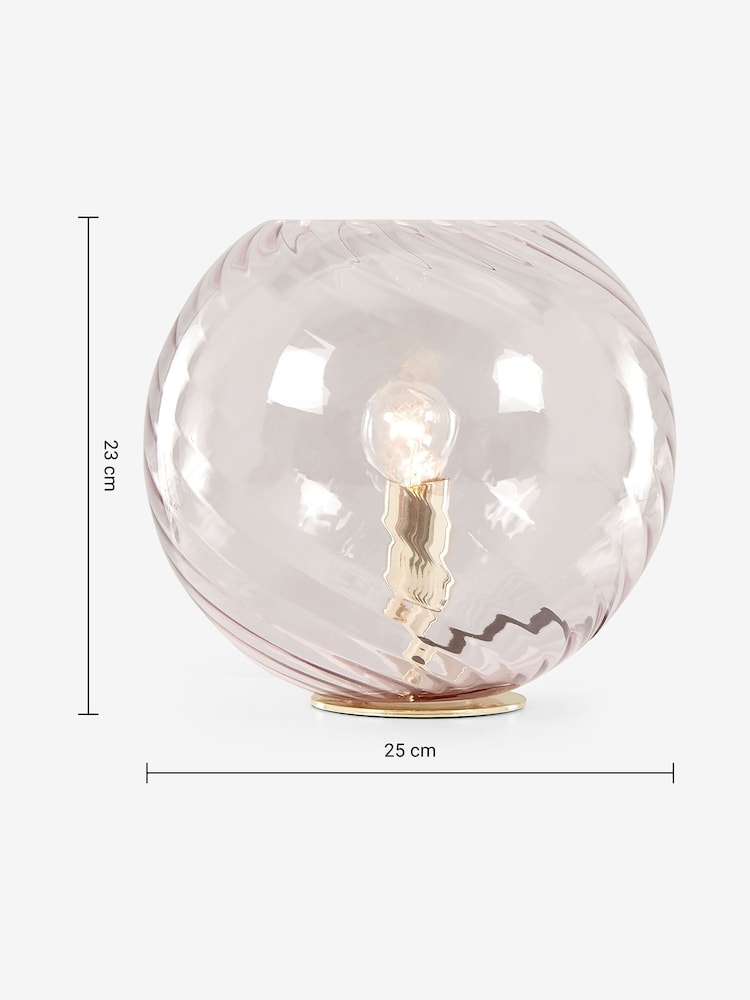 MADE.COM Pink Ilaria Table Lamp - Image 3 of 3