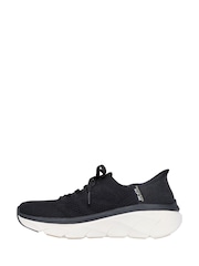 Skechers Black D’Lux Walker 2.0 Thrill Movement Trainers - Image 2 of 5