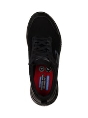 Skechers Black Standard Fit Womens Squad Slip Resistant Work Trainers - Image 2 of 5