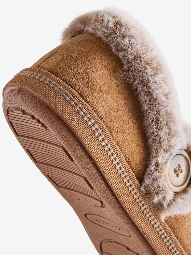 Skechers Beige Cosy Campfire Fresh Toast Womens Slippers - Image 5 of 5