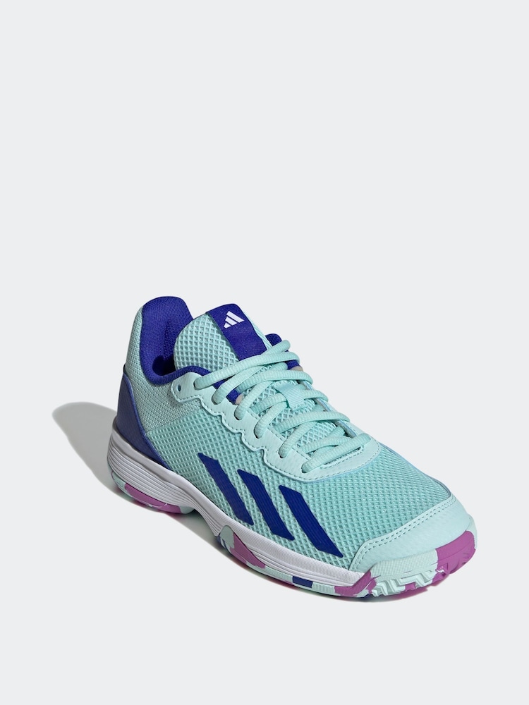 adidas Aqua Blue adidas Courtflash Tennis Shoes' - Image 3 of 10