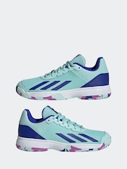adidas Aqua Blue adidas Courtflash Tennis Shoes' - Image 5 of 10