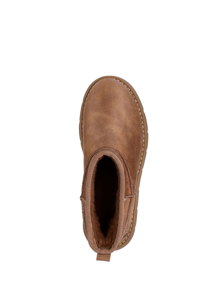 Skechers Brown Keepsakes Warm Lined Cosy Ankle Boots - Image 4 of 5