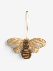 Gold Beaded Bee Hanging Decoration - Image 3 of 4