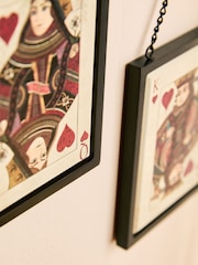 Set de 2 Queen și King Playing Cards Hanging Signs - Image 2 of 4